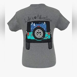 Various Sizes- Life's an Adventure-Graphite Heather-NWT